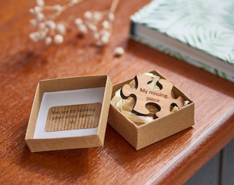 Personalised Token Gift - The Missing Piece - Gift For Him/Her