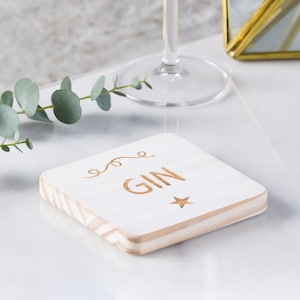 Gin Personalised Drinks Coaster