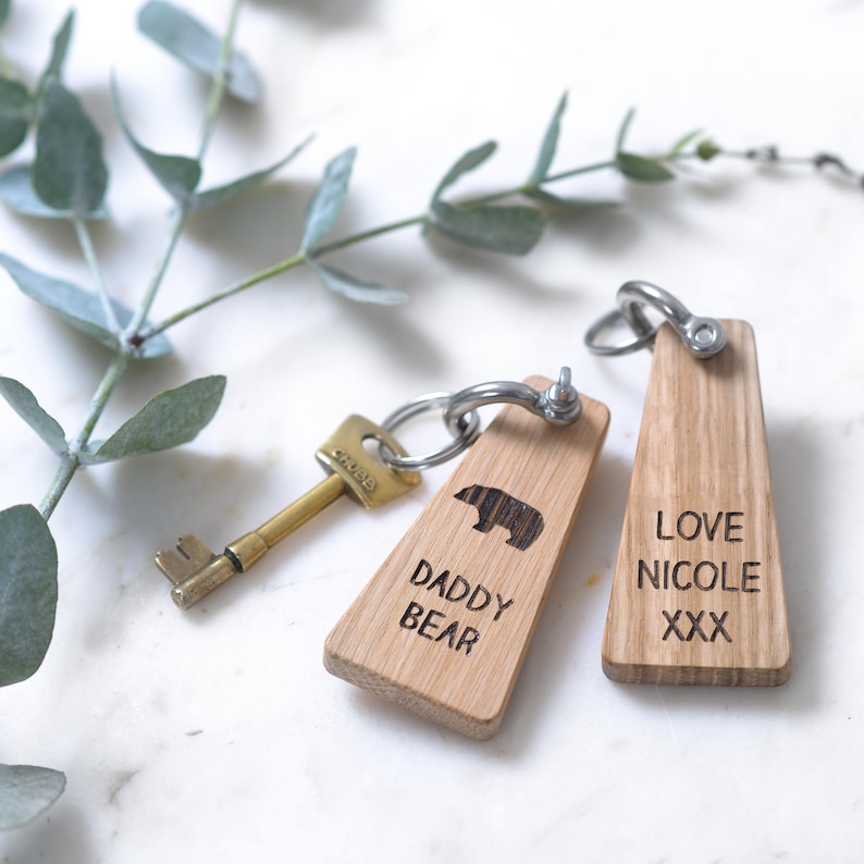 daddy bear keyring