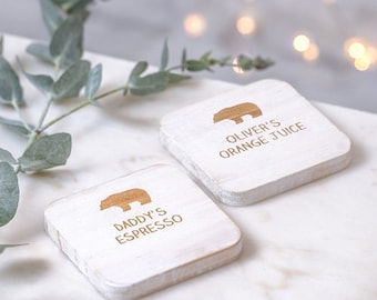 Personalised Daddy And Me Coaster Set