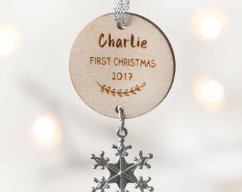 Baby’s First Christmas Snowflake Decoration