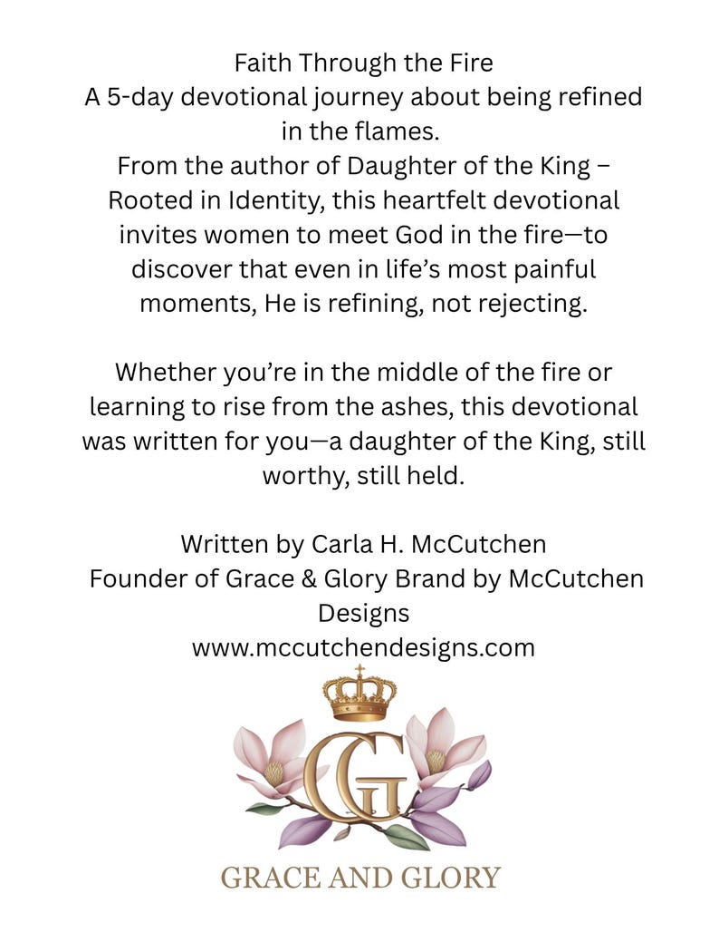 5 Day Christian Devotional PDF, Bible Study for Women, Faith Journal ...