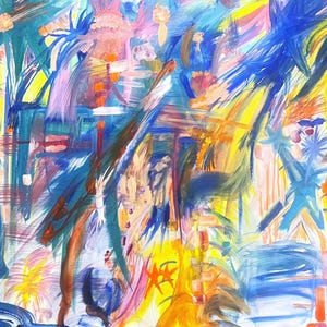 Cartolina d'arte fatta a mano