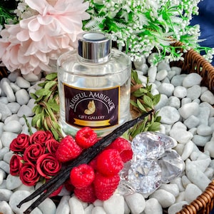 Raspberry and vanilla Reed Diffuser (125ml Bottle)