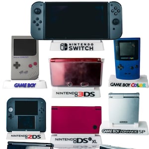 Nintendo Console Display Stand | Game Boy Color, GBA, Switch , GBA sp , GB micro, Dslite,Dsi xl, 2Ds, 3Ds, Ds | Organizer Set Up