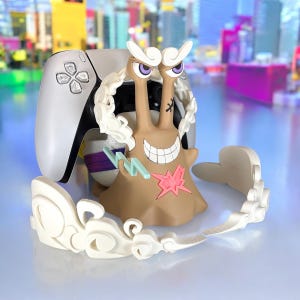 One Piece Controller Stand – Luffy, Zoro, Ace, Jinbe, Rob Lucci, Kaido, GomuGomu | PS, Xbox, Switch, PC | Desk Organizer | One Piece Figure Gear 5