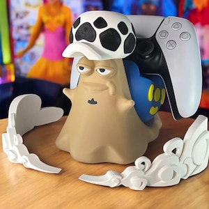 One Piece Controller Stand – Luffy, Zoro, Ace, Jinbe, Rob Lucci, Kaido, GomuGomu | PS, Xbox, Switch, PC | Desk Organizer | One Piece Figure Caracol Trafalgar