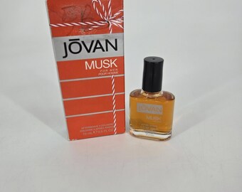 Jovan Musk For Men After Shave Cologne 0.5 oz 15 ml Mini w Box Coty Travel 15 ml