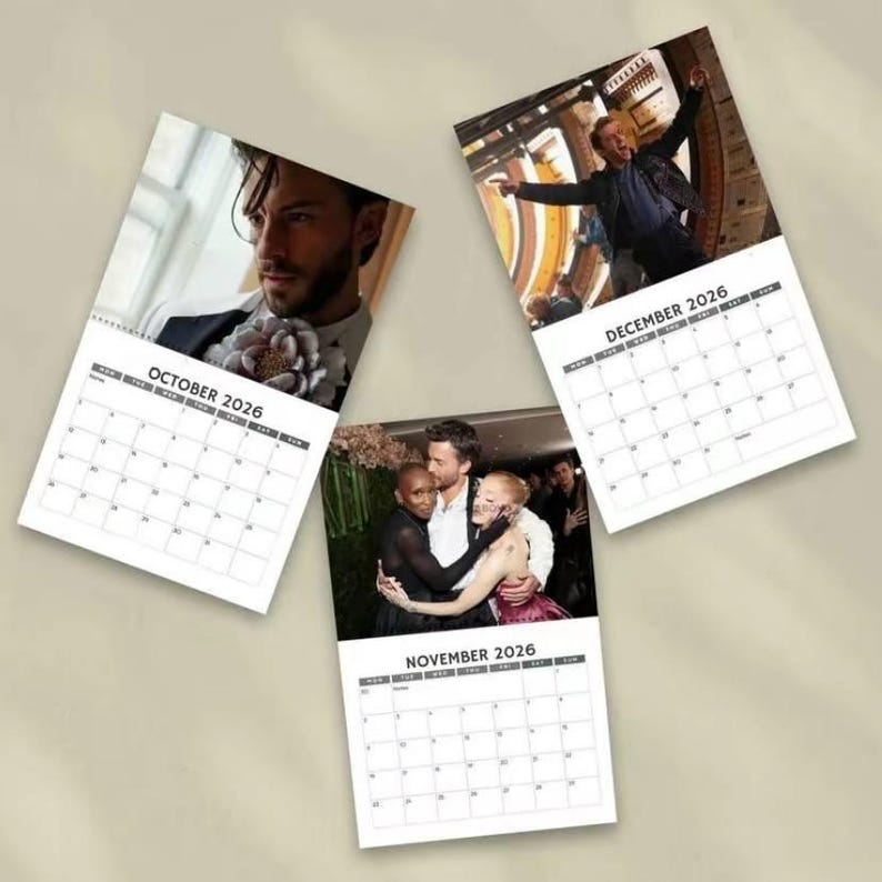 Jonathan Bailey 2026 Calendar 2026 Wall Calendar New Year Gift For Il Lp6e 