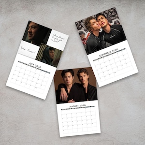 Beheizter Rivalry 2026 Wandkalender, Hockey Romantisch, LGBTQ, Hollander Rozanov Fan Merch, Hudson Williams, Connor Storrie Geschenk Monatsplaner Bild 4