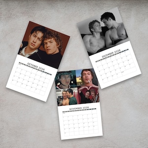 Beheizter Rivalry 2026 Wandkalender, Hockey Romantisch, LGBTQ, Hollander Rozanov Fan Merch, Hudson Williams, Connor Storrie Geschenk Monatsplaner Bild 5
