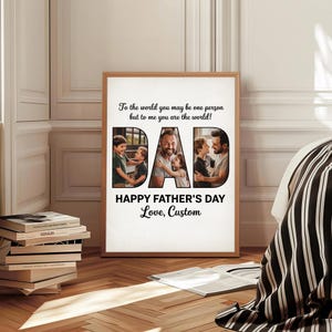 Personalisierte vertikale Poster Papa, benutzerdefinierte Papa, Vatertag Poster, Geschenk für Papa, Vatertag Poster, neuen Papa (Rahmen nicht enthalten)