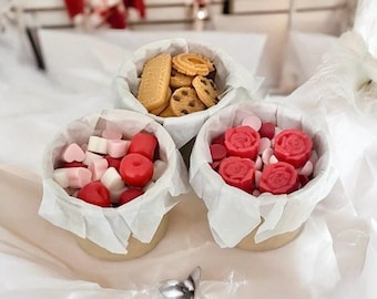 Soy wax wax melts “Cookies” with a high concentration of cookie aroma with a touch of ginger and chocolate