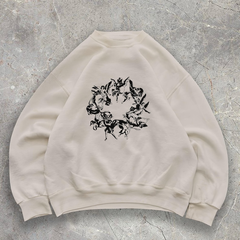 Trendy Unisex Graphic Sweatshirt, Artistic Animal Print Crewneck, Cozy Casual Pullover, Unique Design Sweater, Gift for Him or Her