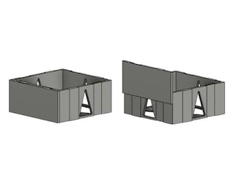Modular Card Display Tray – STL File for 3D Printing