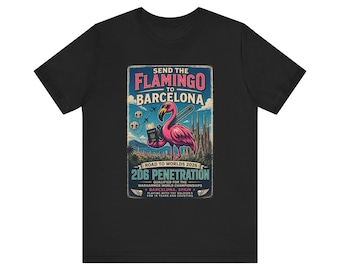 Send the Flamingo to Barcelona T-Shirt "Ciabatta" Travel
