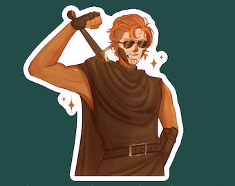 The Locked Tomb - Gideon Nav sticker