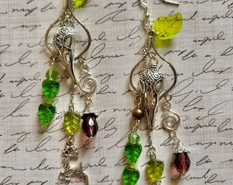 Princess Mononoke -  Studio Ghibli Inspired Earrings