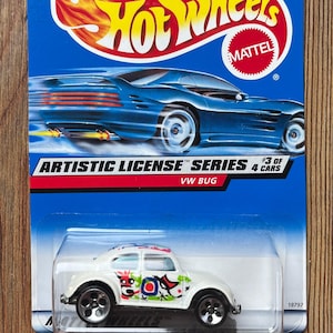 Vintage Hot Wheels, Artistic License Series,  #3 VW Bug, Collector #731,  produced in 1997