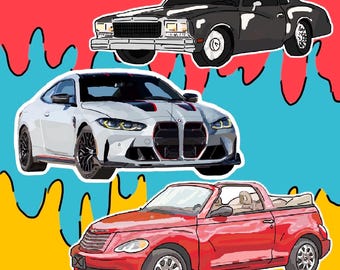 Handmade Custom CAR STICKERS | Personalized Car