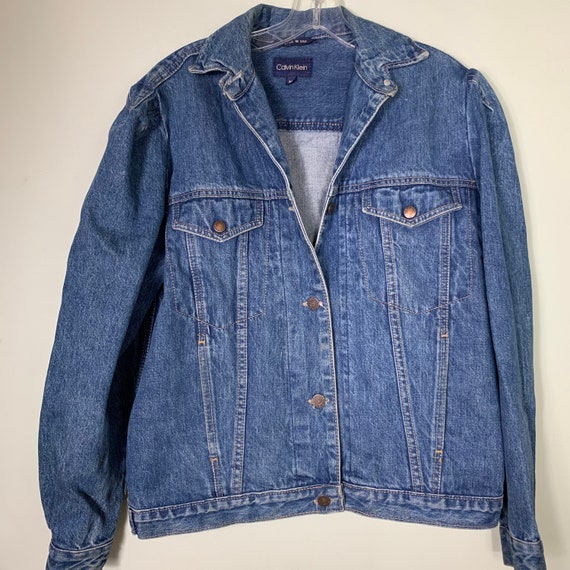 Vintage 1980S 1990S Denim Calvin Klein Jean Jacke… - image 8