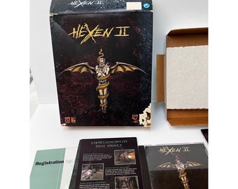 Hexen II Hexen 2 Big Box PC Game 1997 Windows 95 NT4 CD Rom Reg