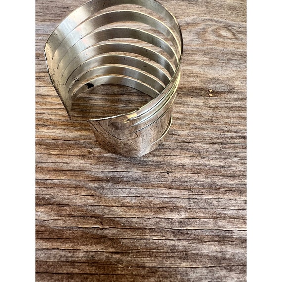 Vintage Renoir Split Shank Sterling Sauteur Cuff … - image 10