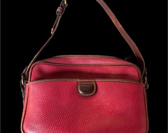 Vintage Coach Sheridan Glenwood Navy Leather Crossbody Bag - Etsy