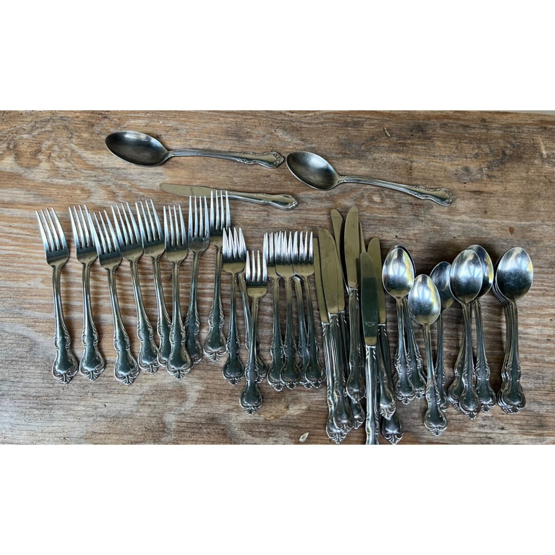 LA FEMME Rebacraft Stainless Flatware 43 Piece Lot Tableware Japan Etsy