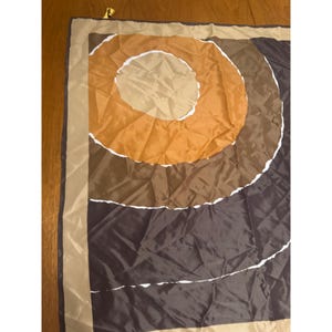 Vera Watercolors Polyester Scarf With Geometric Design image 4