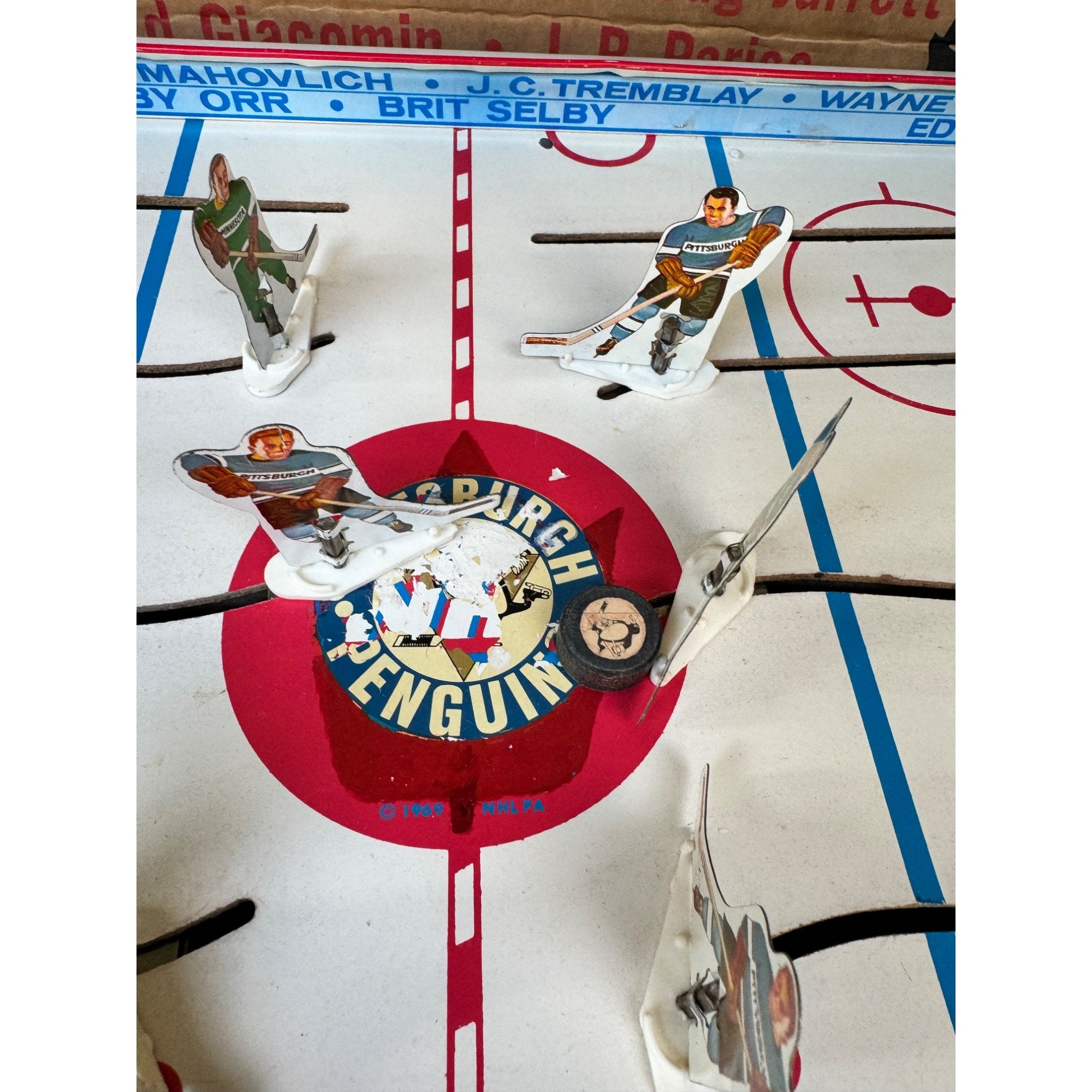 Tudor NHL PA All Star Hockey Table Top Game 715 1969 With