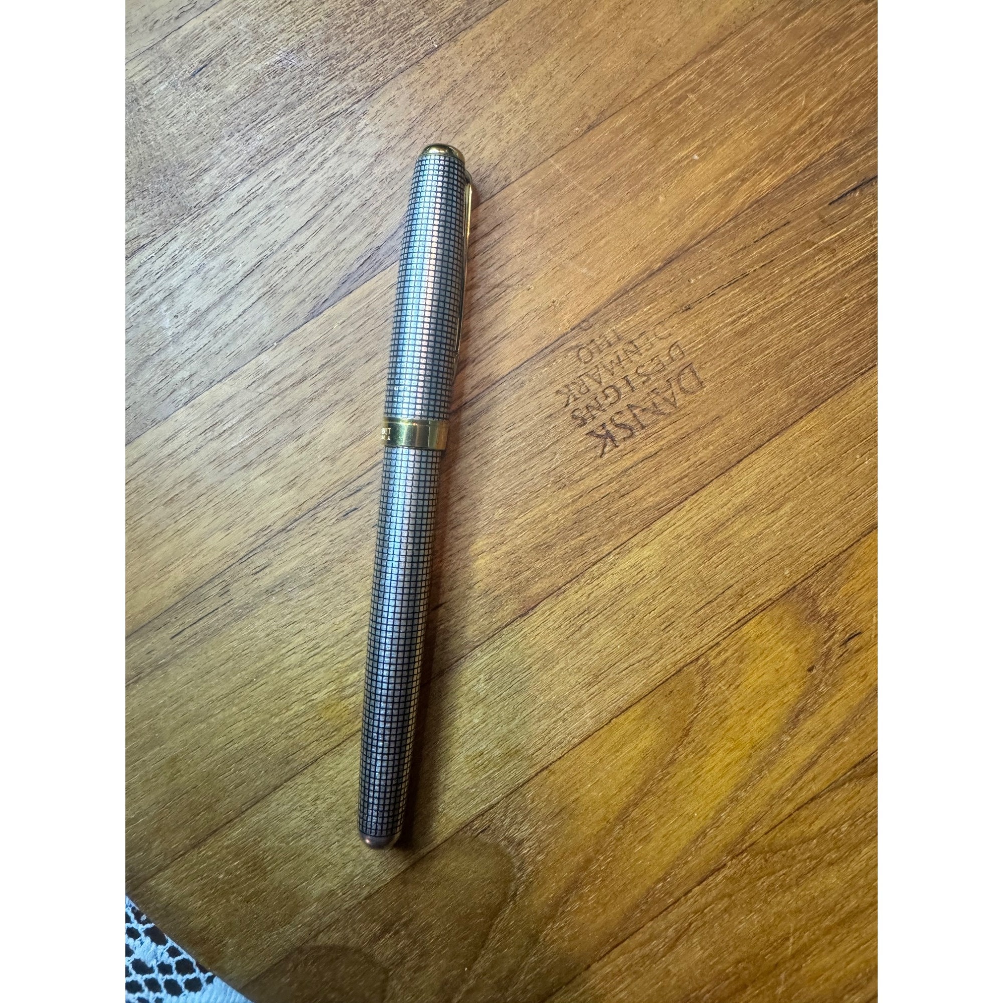 Parker Sonnet Cisele Fountain Pen Sterling Silver 18k 750 NIB - Etsy