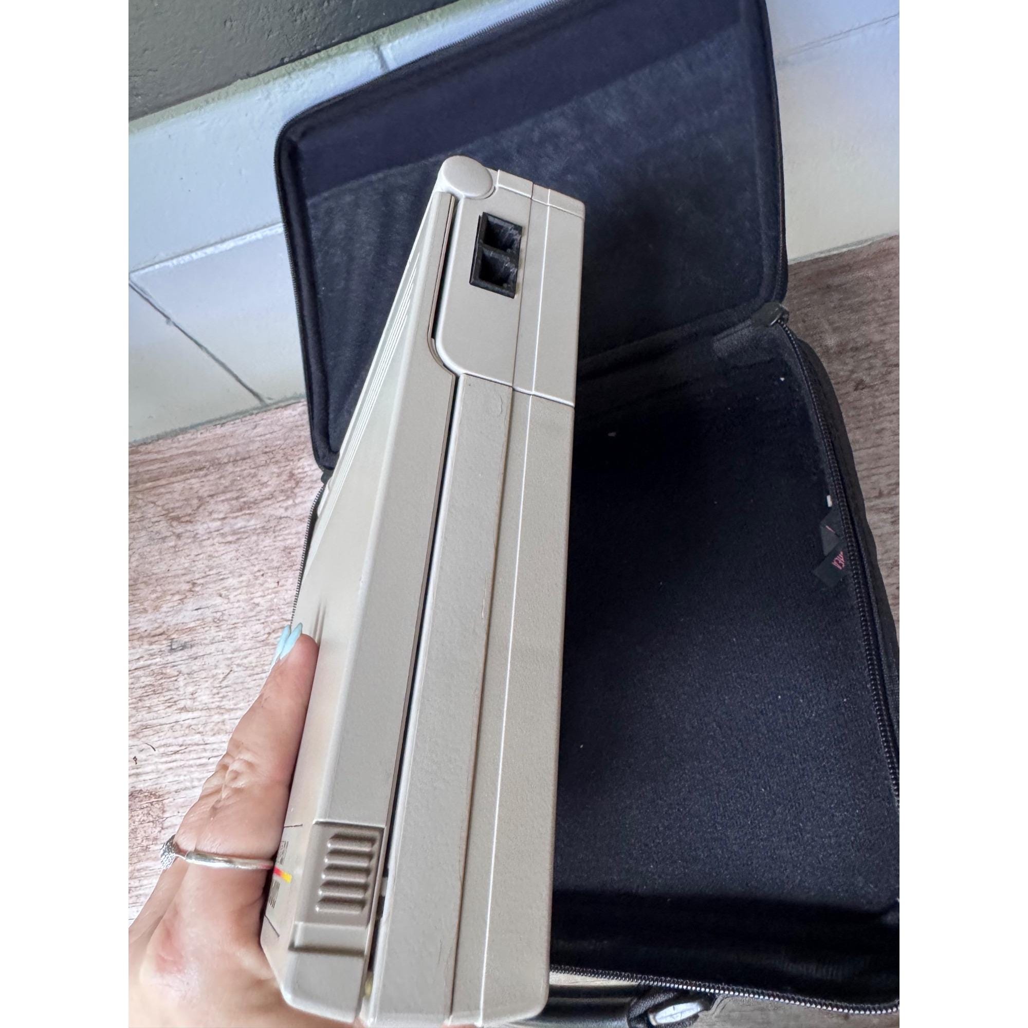 Compaq LTE/286 Vintage Laptop Computer DOS Portable PC W/ Case Untested ...