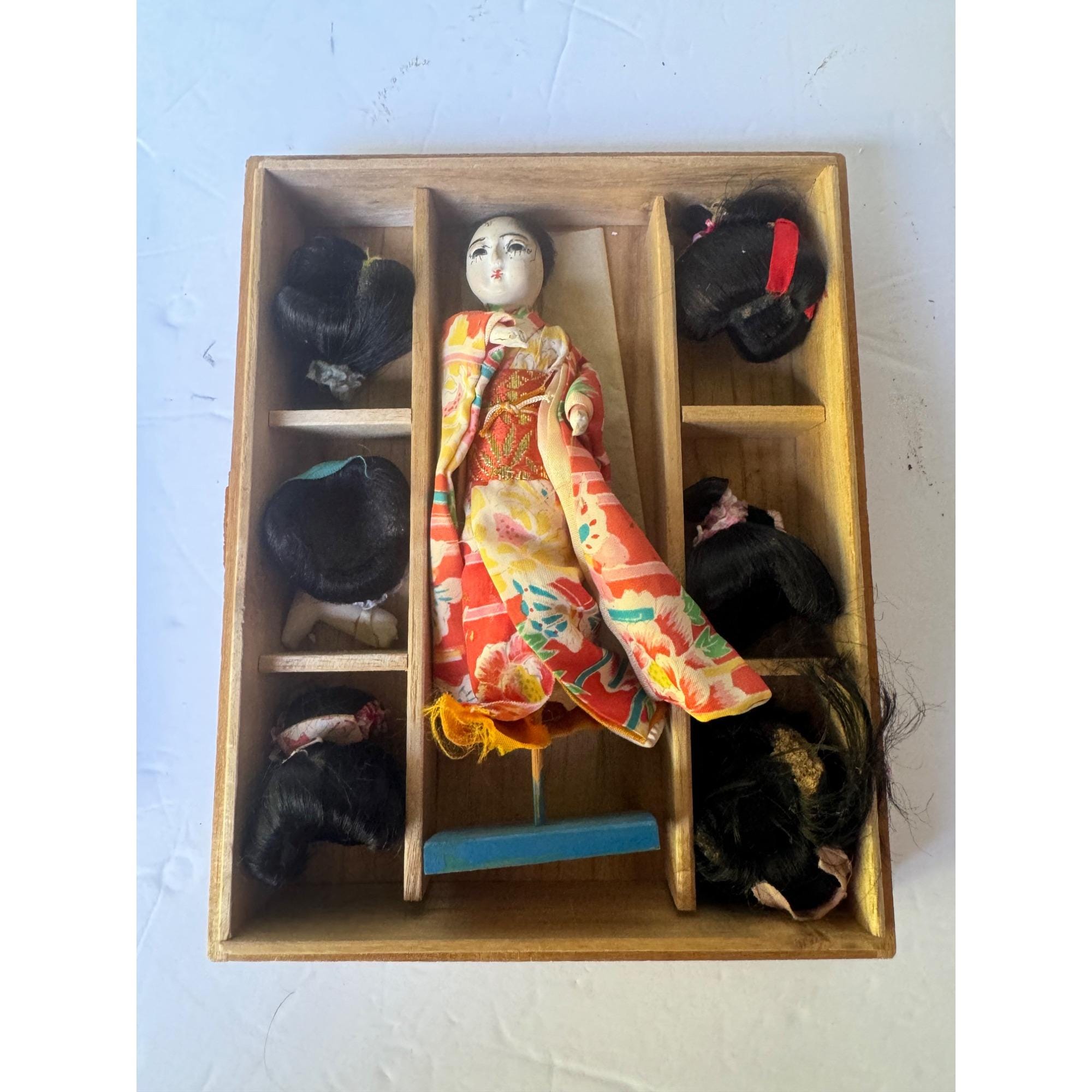 Hanako Japanese Doll With Wigs - Etsy