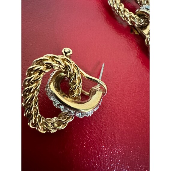 KJL Kenneth Jay Lane Crystal Rope Link Necklace M… - image 3
