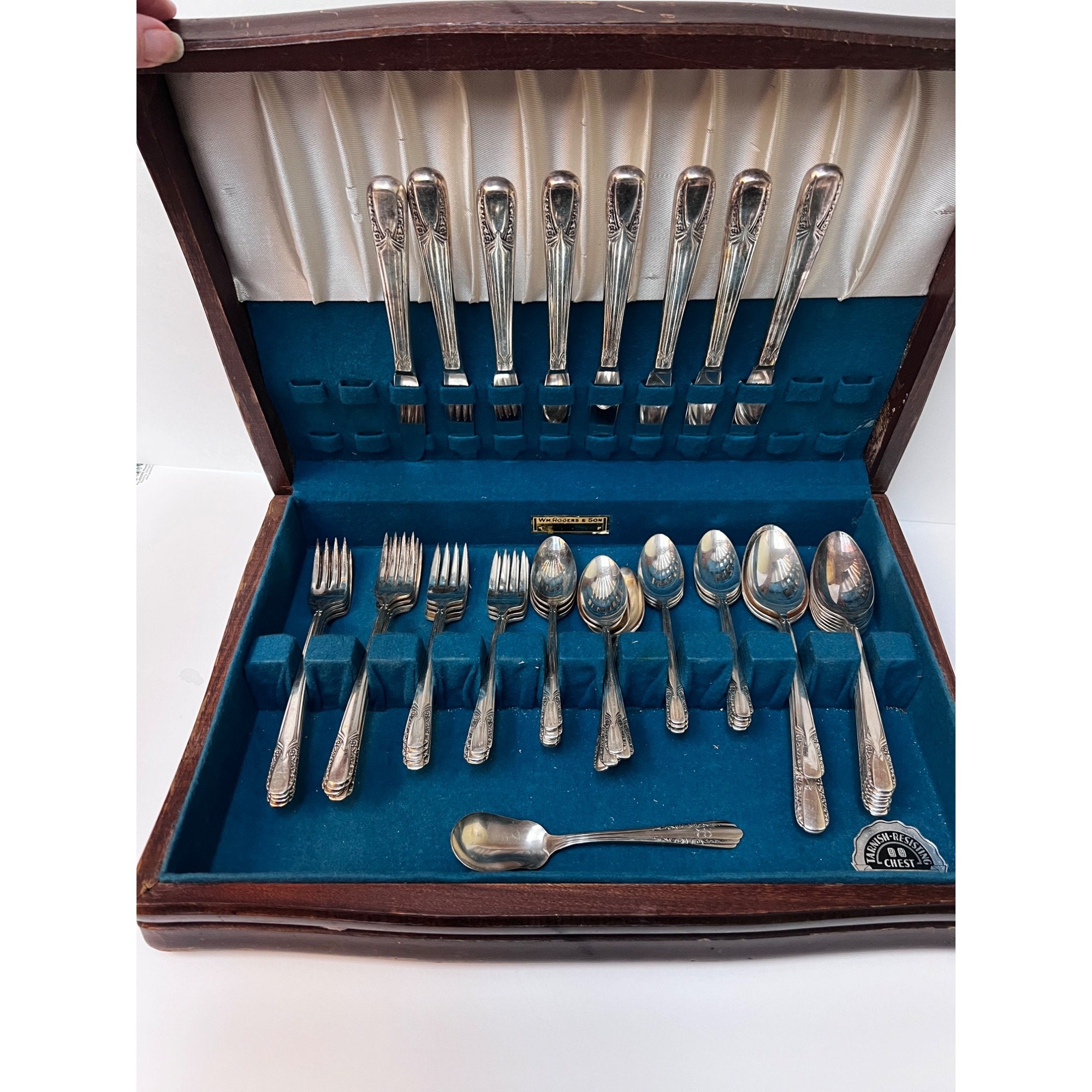 Wm. Rogers A Flatware Sets Vintage WM Rogers Silverplate Flatware