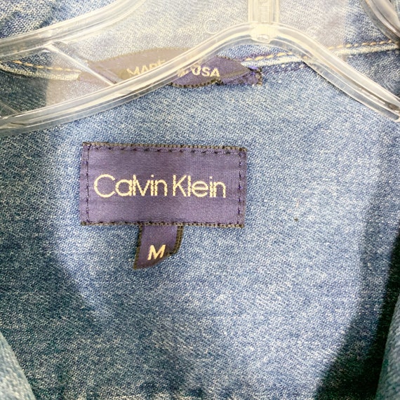 Vintage 1980S 1990S Denim Calvin Klein Jean Jacke… - image 3