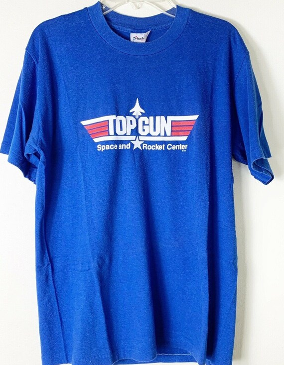 Vintage 1987 Original Top Gun Shirt Single Stitch