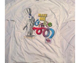 Vintage 90's Pillsbury Dough Boy White T Shirt Size L - Etsy