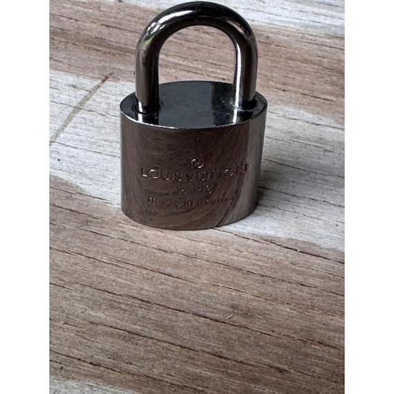 Louis Vuitton Paris Silver Padlock Keyhole No. 318 Made in France