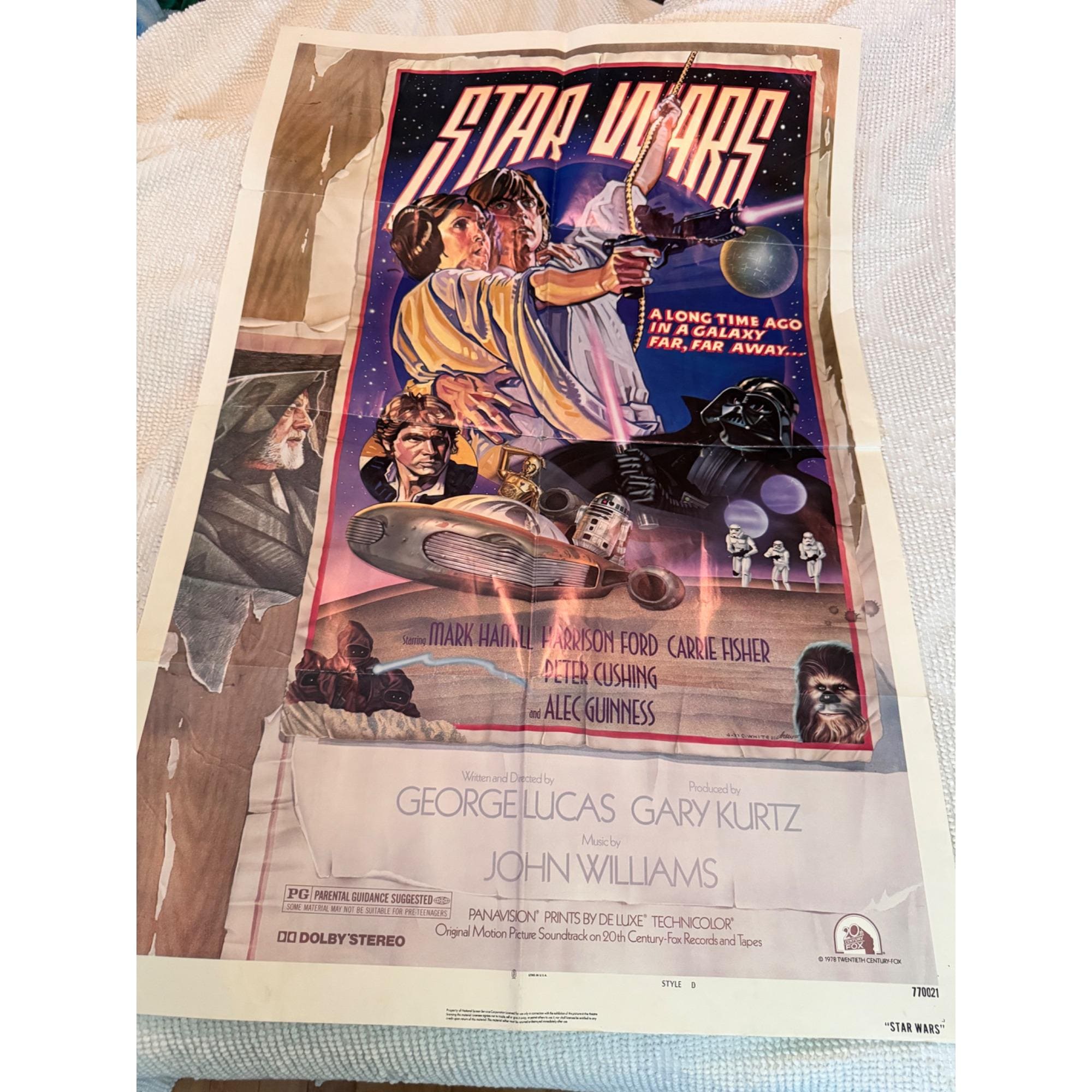 Star Wars Style D 1978 George Lucas Circus Poster Art by Struzan