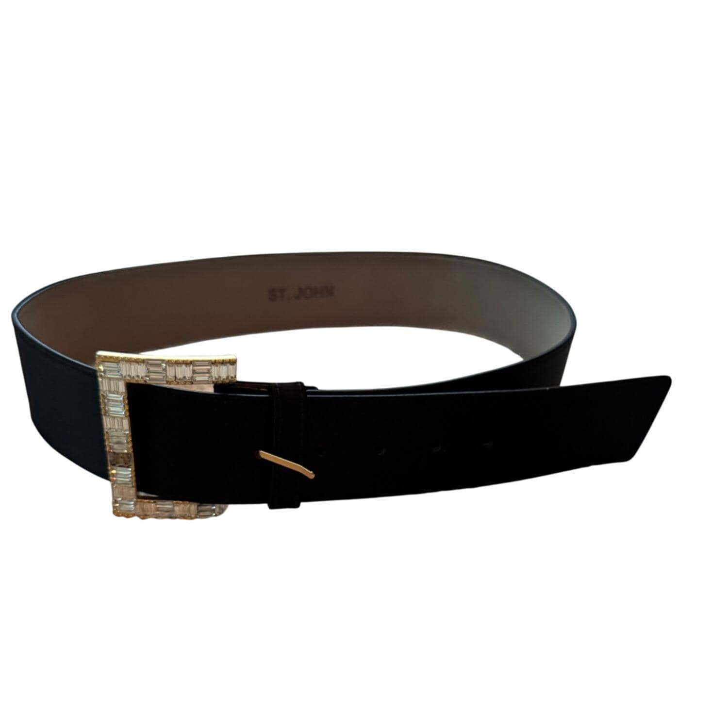 St John belt Leather Loop Belt – St. John Knits main image 2