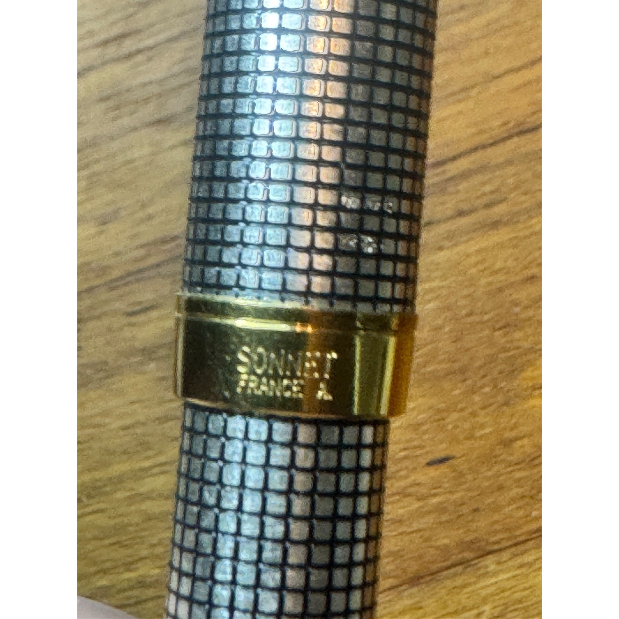 Parker Sonnet Cisele Fountain Pen Sterling Silver 18k 750 NIB - Etsy