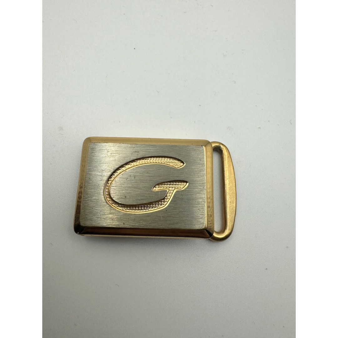 Vintage Hickok Belt Buckle Zinc Alloy Master Plate G Monogram - Etsy