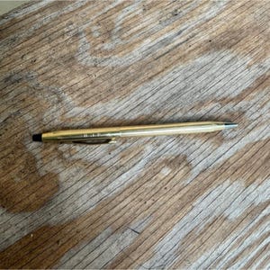 Cross 10kt Gold Pen - Etsy