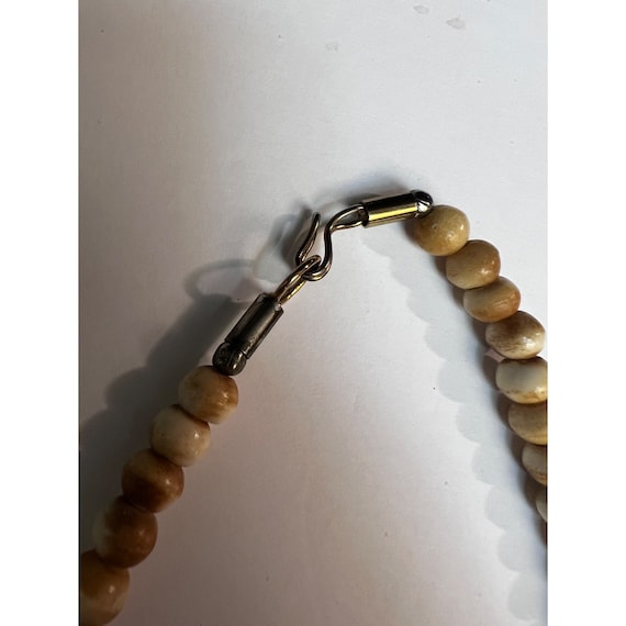 Rare Boho Statement Piece Necklace Bone Carnelian - image 10