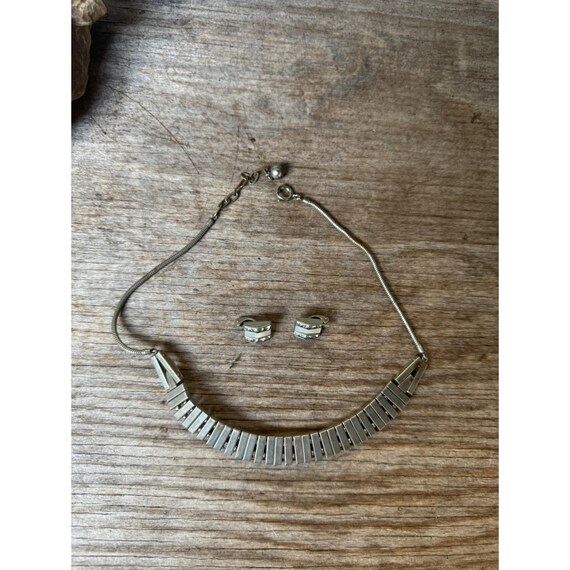 Vintage 1940s DOSO Mother of Pearl & Rhinestone D… - image 16