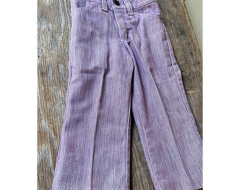 Vintage 1970s Buster Brown Purple Pants slacks toddler