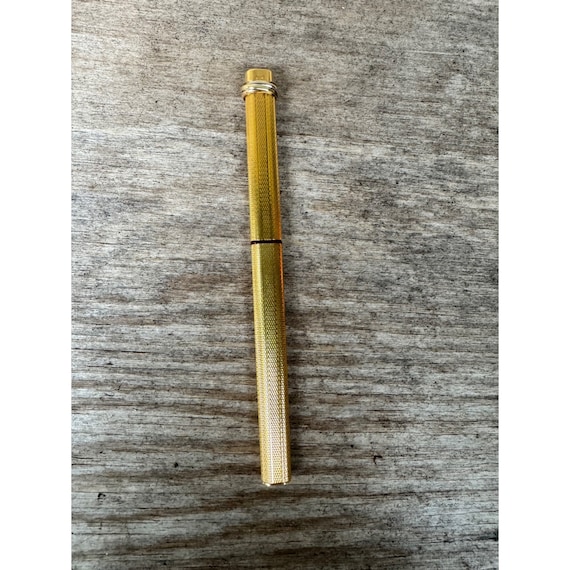 カルティエ ボールペン murt de Cartier paris Vintage Must De Cartier Paris Gold Plated Red Lacquer