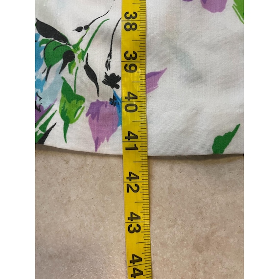 1980s lightweight Floral Duster Housecoat Robe sn… - image 4